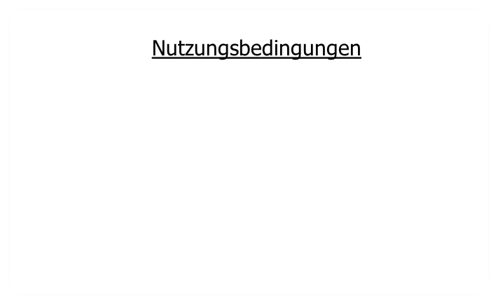 Nutzungsbedingungen
